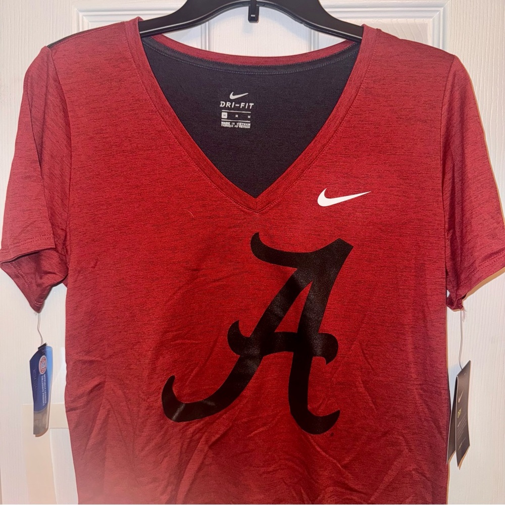 Nike Women's Crimson V-Neck Tee